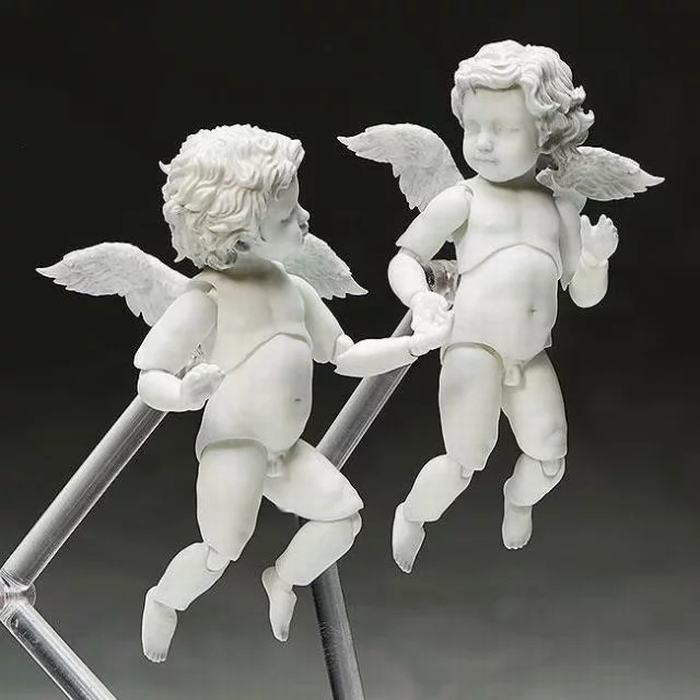 【海外限定】 Figma SP-076 桌面美术馆天使像丘比特盒装手办摆件模型约10CM その他