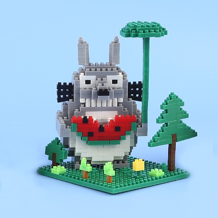 TOTORO���鿥NO��9936��è450������ľƴװ��װ���и�Լ10CM