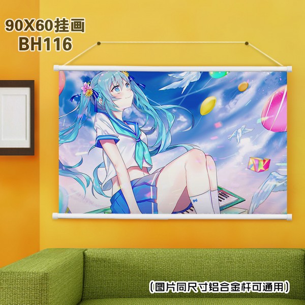 BH116-VOCALOID����δ�� ������ɫ���ϸ˹һ� 90X60CM