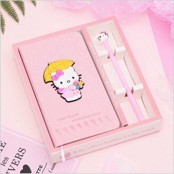 Hello Kittyè ��ɡ ��װ�ʼǱ��ӱ� 10X18CM 3������