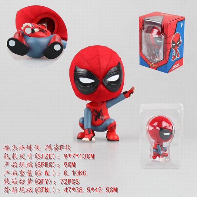֩ SpiderMan Ӣ۹ Qҡͷ֩ Fذڼװְ7-9CM