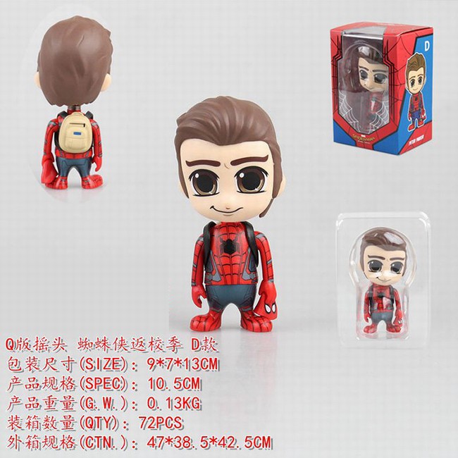 ֩ SpiderMan Ӣ۹ Qҡͷ֩Dذڼװְ7-9CM