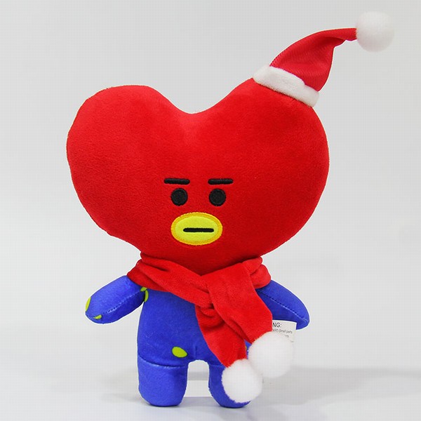 BTS ���������� BT21 վ��ʥ������ë����߿�ͨ���� 20CM 0.12KG