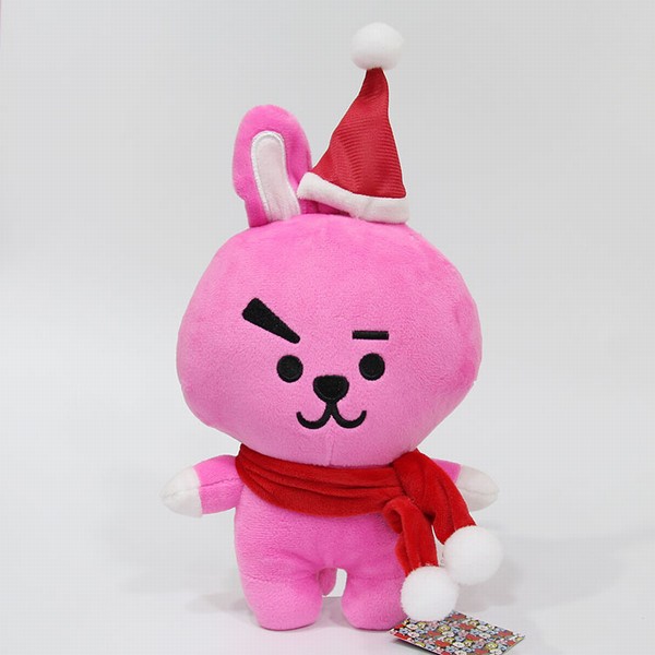 BTS ���������� BT21 վ��ʥ������ ë����߿�ͨ���� 20CM 0.12KG