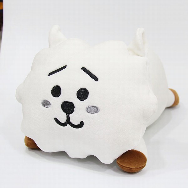 BTS ���������� BT21 ſ��ë�ޱ��������ɫС�� 40CM 0.26KG