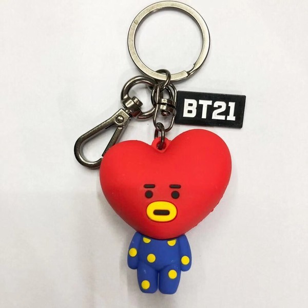 BTS  BT21 ɫ ӲԿ׿۹Ҽ 6CM