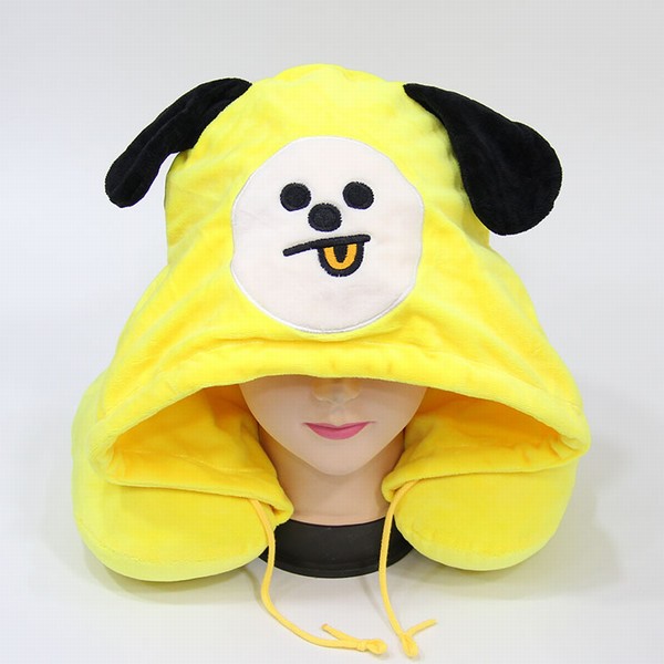 BTS ���������� BT21 ��ɫ ë����ñ����ñ�� 30CM 0.28KG