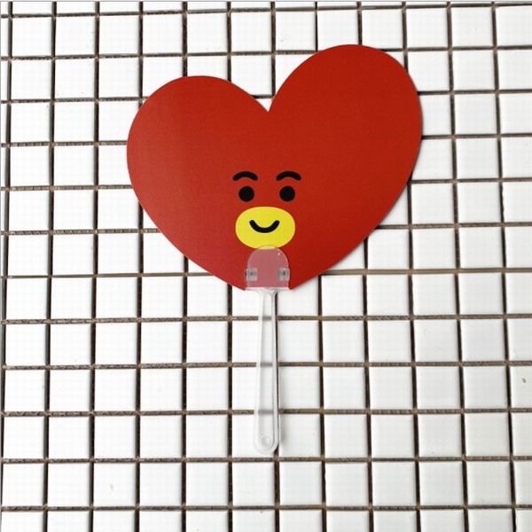 BTS ���������� BT21���� �ɰ�˫�濨ͨ������PVC�������� 18X19CM 18-25G 10������