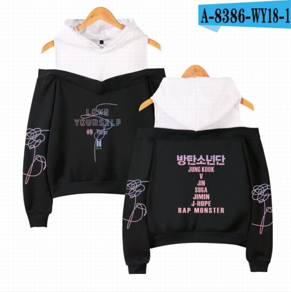 BTS  ɫ2Ůʽӡɳñ¶ 2 ǰ3Ԥ XS-S-M-L-XL-XXL