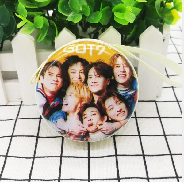 GOT 7���ﺫ�������ܱ���������Ǯ�����������ɺ� OPP��װ 7X3CM 3������