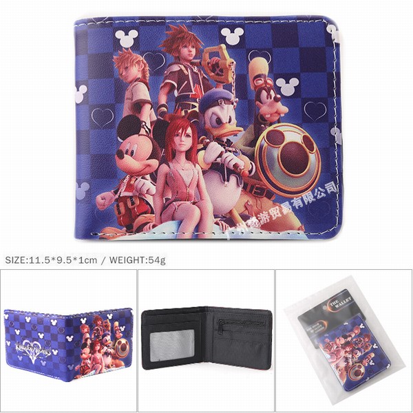 ֮Kingdom Hearts˿ PUбƶ۶̿Ǯ 11.5X9.5X1CM 54G