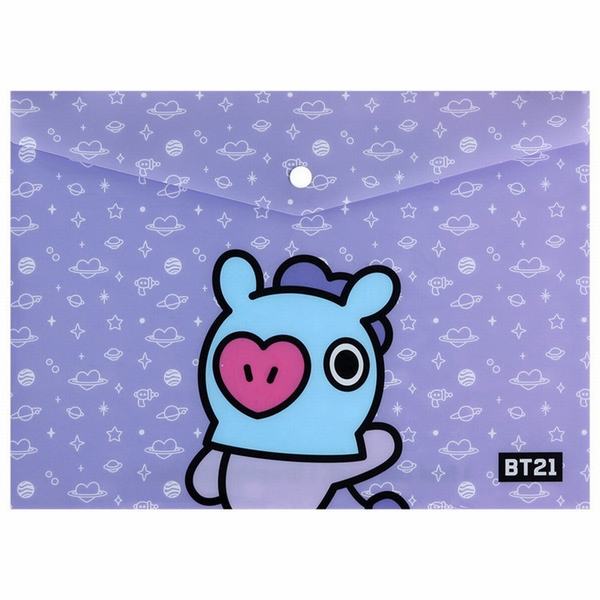 BTS����������BT21С�������ļ����ļ��� 5������  32.5X24CM 40G  OPP��������װ