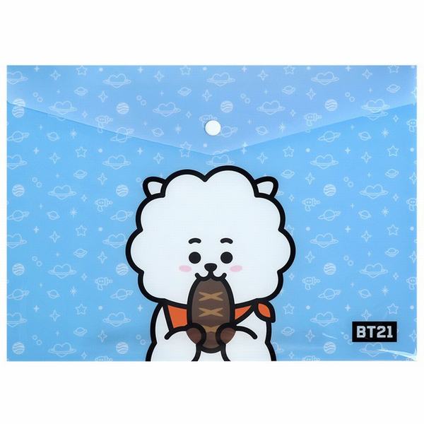 BTS����������BT21С�򰴿��ļ����ļ��� 5������  32.5X24CM 40G  OPP��������װ