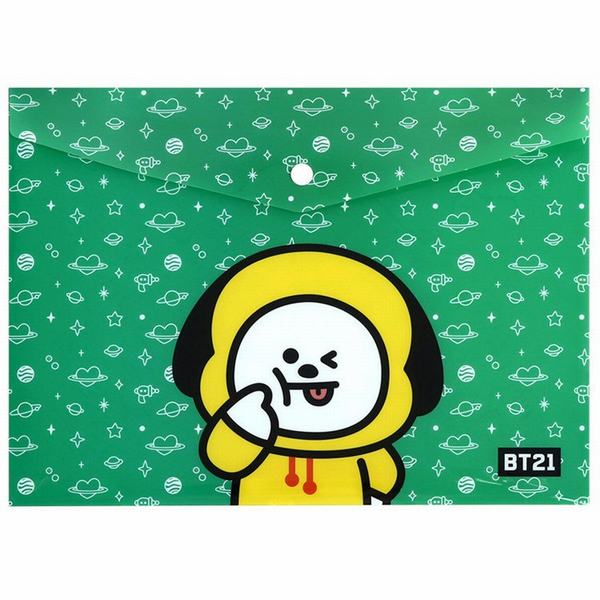 BTS����������BT21С�������ļ����ļ��� 5������  32.5X24CM 40G  OPP��������װ