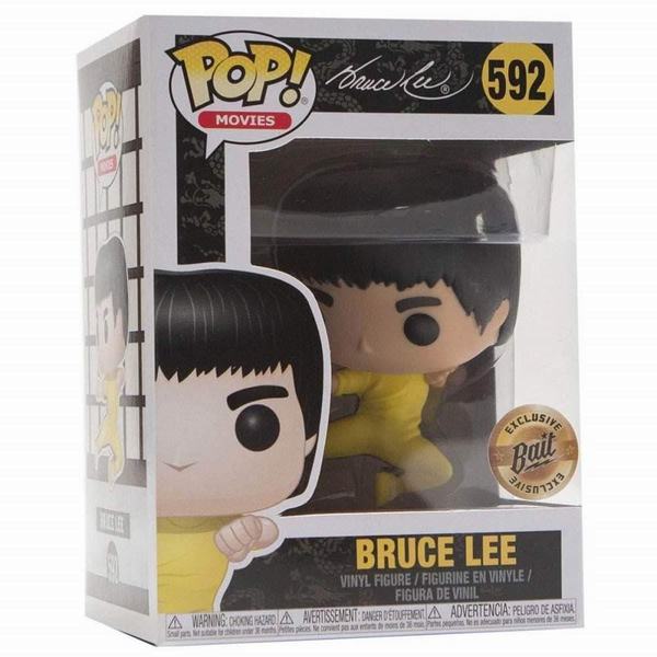FUNKO POP  592 ��С�� �����Bruce lee ���� ��װ�ְ�ڼ�ģ��