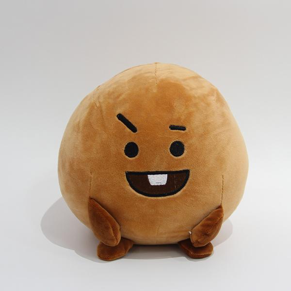 BTS���������� BT21 ��� ����Բ��ë����߹���30X20CM 0.22KG ������װ