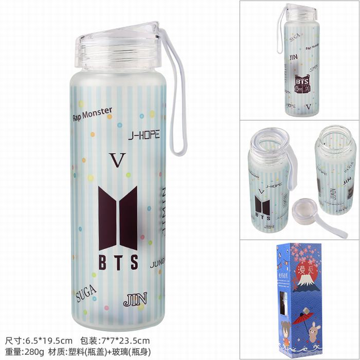 BTSű־ ĥɰӡˮӺװ 500ML 7X7X23CM 0.33KGS