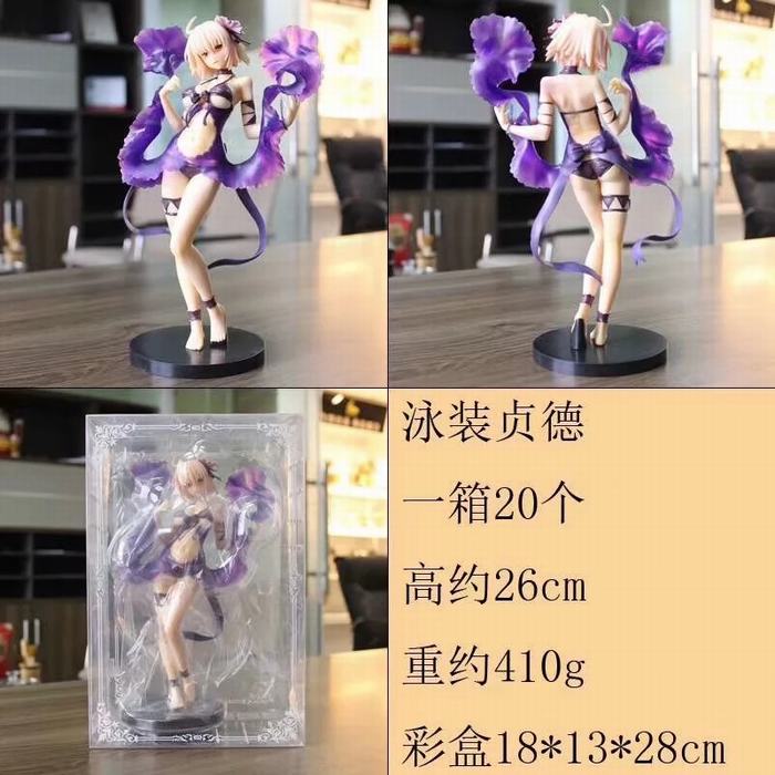 ֮ҹFATE  FGO ˮ ԸŮ װְڼģ26CM һ20  18X13X28CM
