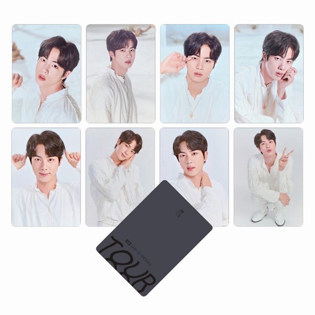 BTSź JIN ¿СƬTOURܱͬ 7X10CM Լ20G 8һ 10