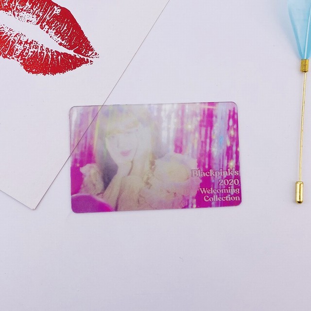 Blackpinkڷۺ Lisa ɫ͸СƬƬ ݳٷܱͬ 5.4X8.6CM 4G 5