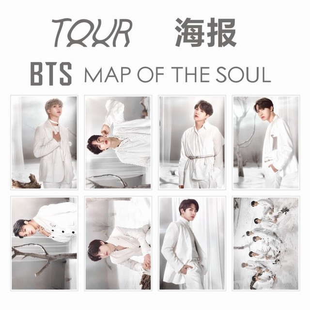 BTS map of the soul tourܺǽֽ 21X30CM 8һ 3