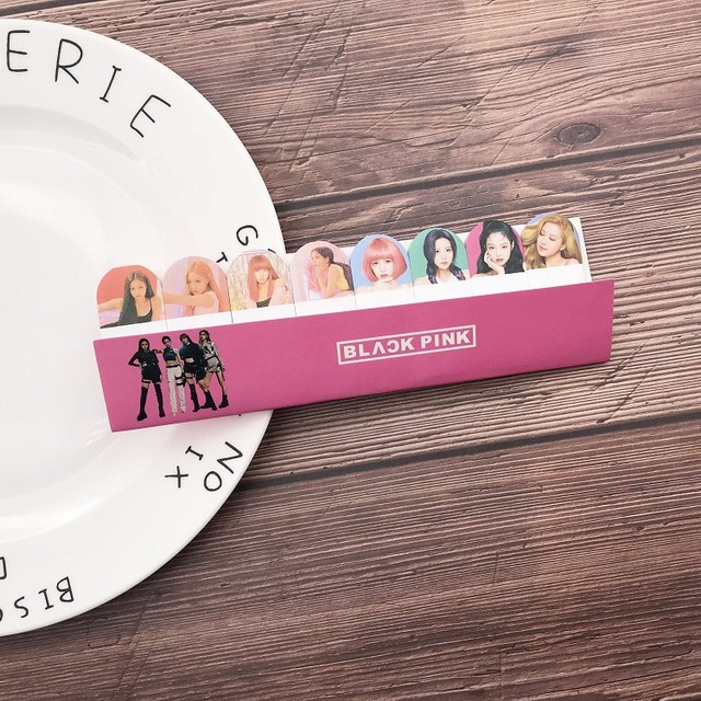 BLACKPINKڷ  ¿дֽǩ 5.5X16.5CM 22G ҳ30 һ8 2405