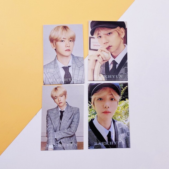 EXO BAEKHYUN ˫渲ĤƬСƬ 5.4X8.4CM 5G 4һ 10