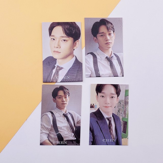 EXO CHEN ˫渲ĤƬСƬ 5.4X8.4CM 5G 4һ 10