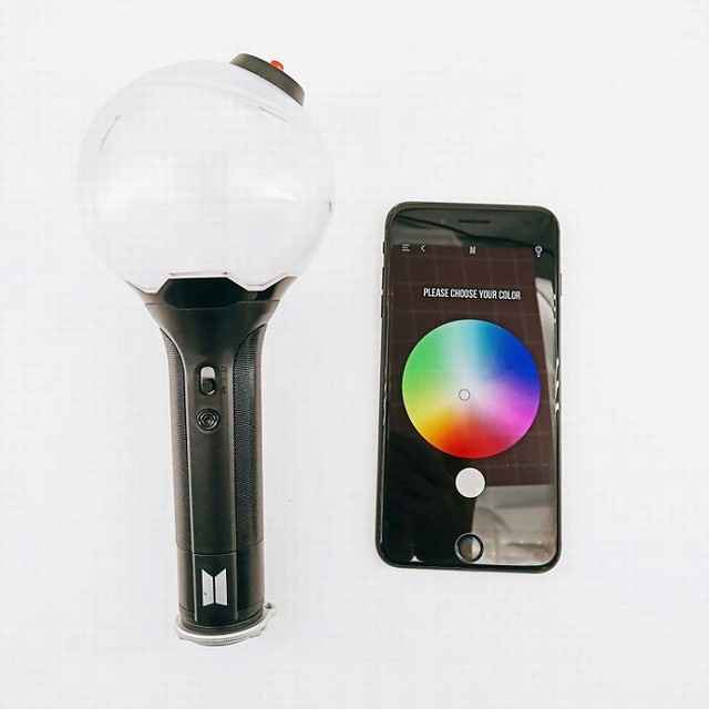BTS 3 ɫըӫӦԮAPP ӫߴ磺9.8X9.8X22.4CM 280G