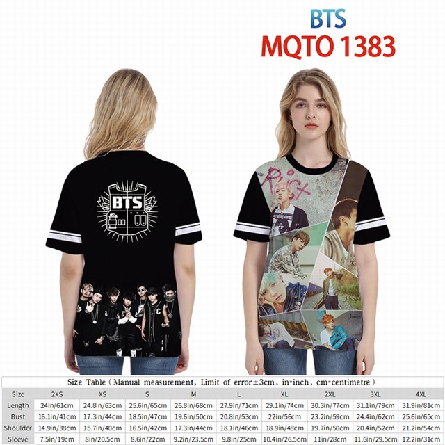 BTS MQTO 1383 ŷȫӡT-2XS-4XL9