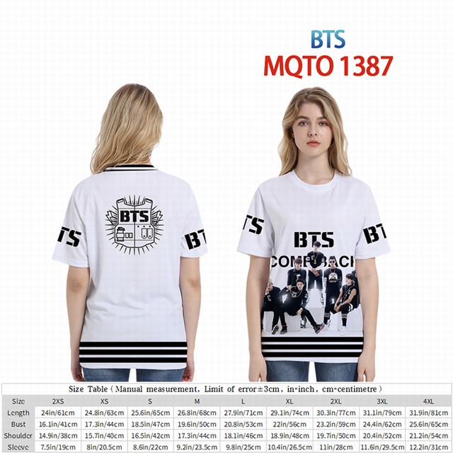 BTS MQTO 1387 ŷȫӡT-2XS-4XL9