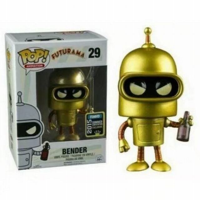 Funko pop 29 FUTURAMA ɳδ Bender ɫ װְ Լ10cm һ72