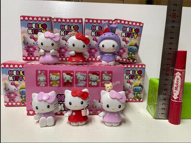 6��һ�� ������ KTè HelloKitty ��װ�ְ� ��Լ6.5-9.5cm